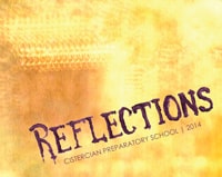 Congratulations to the many talented students whose inspirational poetry, prose and art were published in the most recent volume of Reflections.