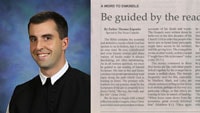 Fr. Thomas's column in Texas Catholic.