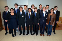The Mock Trial Team competed in the Region 10 Texas High School Mock Trial Competition and have qualified for the State Championship.  In the preliminary rounds, Cistercian competed against three teams, gaining enough in win ballots and points to advance to the semi-final and final rounds.  Cistercian then competed against Ursuline in the sem-final round and won, which placed them in the top four State qualifying teams. The final round was a placement round against Prestonwood Christian Academy. The other teams advancing to State from Region 10 are Prestonwood Christian Academy, Richardson High Shcool, and Bishop Lynch High School.  Teams from all over Texas will compete here in Dallas at the George Allen Courthouse in Downtown Dallas on March 6 and 7, 2015.