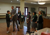 The Form III Student who won the Cistercian Spelling Bee, has won the Diocesan Spelling Bee.  He now goes on to compete in the Dallas County Bee.